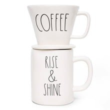Load image into Gallery viewer, Pottery -Rise and Shine Coffee Drip and Mug