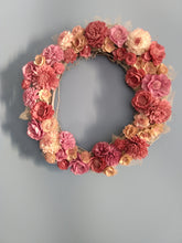 Load image into Gallery viewer, Wreaths - Mauve and Yellow Artificial Flowers