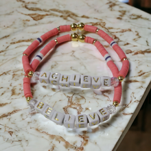 Load image into Gallery viewer, Balance Bracelets - Believe Acheive  bracelets