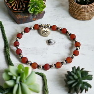 Jewelry - Carnelian bead bracelet