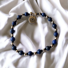 Load image into Gallery viewer, Jewelry - Lapus Lazuli bead bracelet