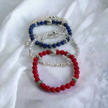 Load image into Gallery viewer, Jewelry - Red, white and Blue set
