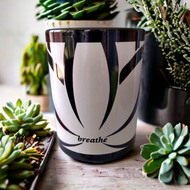 MUGS -Breathe black coffee mug